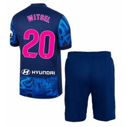 Fotbollsset Barn Atletico Madrid Axel Witsel #20 Tredje Tröja 2024-25 Mini-Kit Kortärmad (+ korta byxor)