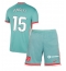 Fotbollsset Barn Atletico Madrid Clement Lenglet #15 Bortatröja 2024-25 Mini-Kit Kortärmad (+ korta byxor)