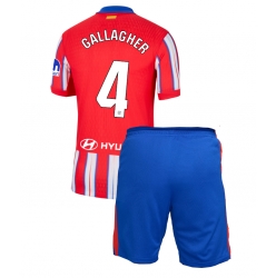 Fotbollsset Barn Atletico Madrid Conor Gallagher #4 Hemmatröja 2024-25 Mini-Kit Kortärmad (+ korta byxor)