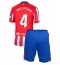 Fotbollsset Barn Atletico Madrid Conor Gallagher #4 Hemmatröja 2024-25 Mini-Kit Kortärmad (+ korta byxor)