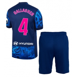 Fotbollsset Barn Atletico Madrid Conor Gallagher #4 Tredje Tröja 2024-25 Mini-Kit Kortärmad (+ korta byxor)