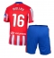 Fotbollsset Barn Atletico Madrid Nahuel Molina #16 Hemmatröja 2024-25 Mini-Kit Kortärmad (+ korta byxor)