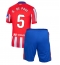 Fotbollsset Barn Atletico Madrid Rodrigo De Paul #5 Hemmatröja 2024-25 Mini-Kit Kortärmad (+ korta byxor)