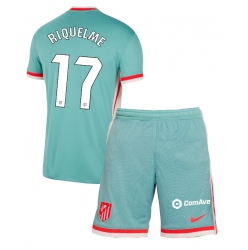 Fotbollsset Barn Atletico Madrid Rodrigo Riquelme #17 Bortatröja 2024-25 Mini-Kit Kortärmad (+ korta byxor)