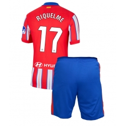 Fotbollsset Barn Atletico Madrid Rodrigo Riquelme #17 Hemmatröja 2024-25 Mini-Kit Kortärmad (+ korta byxor)