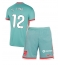 Fotbollsset Barn Atletico Madrid Samuel Lino #12 Bortatröja 2024-25 Mini-Kit Kortärmad (+ korta byxor)