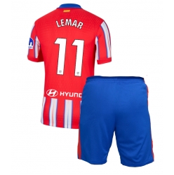 Fotbollsset Barn Atletico Madrid Thomas Lemar #11 Hemmatröja 2024-25 Mini-Kit Kortärmad (+ korta byxor)