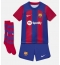 Fotbollsset Barn Barcelona Alejandro Balde #3 Hemmatröja 2023-24 Mini-Kit Kortärmad (+ korta byxor)