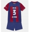 Fotbollsset Barn Barcelona Alejandro Balde #3 Hemmatröja 2023-24 Mini-Kit Kortärmad (+ korta byxor)