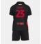 Fotbollsset Barn Barcelona Jules Kounde #23 Bortatröja 2024-25 Mini-Kit Kortärmad (+ korta byxor)