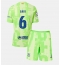 Fotbollsset Barn Barcelona Paez Gavi #6 Tredje Tröja 2024-25 Mini-Kit Kortärmad (+ korta byxor)