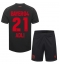 Fotbollsset Barn Bayer Leverkusen Amine Adli #21 Hemmatröja 2023-24 Mini-Kit Kortärmad (+ korta byxor)