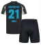 Fotbollsset Barn Bayer Leverkusen Amine Adli #21 Tredje Tröja 2024-25 Mini-Kit Kortärmad (+ korta byxor)