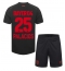 Fotbollsset Barn Bayer Leverkusen Exequiel Palacios #25 Hemmatröja 2023-24 Mini-Kit Kortärmad (+ korta byxor)