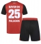 Fotbollsset Barn Bayer Leverkusen Exequiel Palacios #25 Hemmatröja 2024-25 Mini-Kit Kortärmad (+ korta byxor)