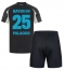 Fotbollsset Barn Bayer Leverkusen Exequiel Palacios #25 Tredje Tröja 2024-25 Mini-Kit Kortärmad (+ korta byxor)