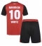 Fotbollsset Barn Bayer Leverkusen Florian Wirtz #10 Hemmatröja 2024-25 Mini-Kit Kortärmad (+ korta byxor)