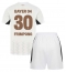 Fotbollsset Barn Bayer Leverkusen Jeremie Frimpong #30 Bortatröja 2024-25 Mini-Kit Kortärmad (+ korta byxor)