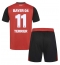 Fotbollsset Barn Bayer Leverkusen Martin Terrier #11 Hemmatröja 2024-25 Mini-Kit Kortärmad (+ korta byxor)