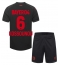 Fotbollsset Barn Bayer Leverkusen Odilon Kossounou #6 Hemmatröja 2023-24 Mini-Kit Kortärmad (+ korta byxor)