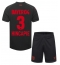 Fotbollsset Barn Bayer Leverkusen Piero Hincapie #3 Hemmatröja 2023-24 Mini-Kit Kortärmad (+ korta byxor)