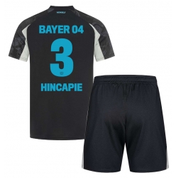 Fotbollsset Barn Bayer Leverkusen Piero Hincapie #3 Tredje Tröja 2024-25 Mini-Kit Kortärmad (+ korta byxor)