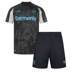 Fotbollsset Barn Bayer Leverkusen Tredje Tröja 2024-25 Mini-Kit Kortärmad (+ korta byxor)