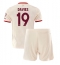 Fotbollsset Barn Bayern Munich Alphonso Davies #19 Tredje Tröja 2024-25 Mini-Kit Kortärmad (+ korta byxor)