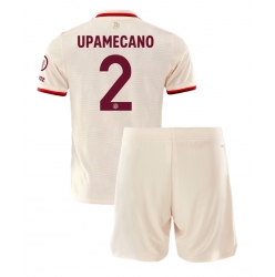 Fotbollsset Barn Bayern Munich Dayot Upamecano #2 Tredje Tröja 2024-25 Mini-Kit Kortärmad (+ korta byxor)