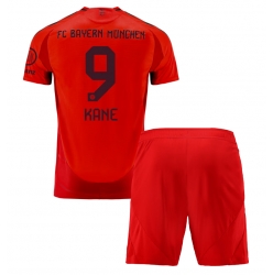 Fotbollsset Barn Bayern Munich Harry Kane #9 Hemmatröja 2024-25 Mini-Kit Kortärmad (+ korta byxor)