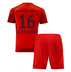 Fotbollsset Barn Bayern Munich Joao Palhinha #16 Hemmatröja 2024-25 Mini-Kit Kortärmad (+ korta byxor)