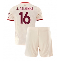 Fotbollsset Barn Bayern Munich Joao Palhinha #16 Tredje Tröja 2024-25 Mini-Kit Kortärmad (+ korta byxor)