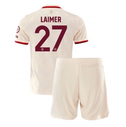 Fotbollsset Barn Bayern Munich Konrad Laimer #27 Tredje Tröja 2024-25 Mini-Kit Kortärmad (+ korta byxor)