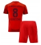 Fotbollsset Barn Bayern Munich Leon Goretzka #8 Hemmatröja 2024-25 Mini-Kit Kortärmad (+ korta byxor)