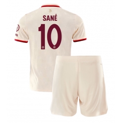 Fotbollsset Barn Bayern Munich Leroy Sane #10 Tredje Tröja 2024-25 Mini-Kit Kortärmad (+ korta byxor)