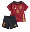 Fotbollsset Barn Belgien Romelu Lukaku #10 Hemmatröja EM 2024 Mini-Kit Kortärmad (+ korta byxor)