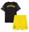 Fotbollsset Barn Borussia Dortmund Bortatröja 2024-25 Mini-Kit Kortärmad (+ korta byxor)