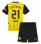 Fotbollsset Barn Borussia Dortmund Donyell Malen #21 Hemmatröja 2024-25 Mini-Kit Kortärmad (+ korta byxor)