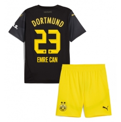 Fotbollsset Barn Borussia Dortmund Emre Can #23 Bortatröja 2024-25 Mini-Kit Kortärmad (+ korta byxor)