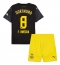 Fotbollsset Barn Borussia Dortmund Felix Nmecha #8 Bortatröja 2024-25 Mini-Kit Kortärmad (+ korta byxor)