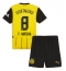 Fotbollsset Barn Borussia Dortmund Felix Nmecha #8 Hemmatröja 2024-25 Mini-Kit Kortärmad (+ korta byxor)