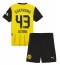 Fotbollsset Barn Borussia Dortmund Jamie Bynoe-Gittens #43 Hemmatröja 2024-25 Mini-Kit Kortärmad (+ korta byxor)