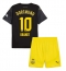 Fotbollsset Barn Borussia Dortmund Julian Brandt #10 Bortatröja 2024-25 Mini-Kit Kortärmad (+ korta byxor)