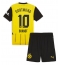 Fotbollsset Barn Borussia Dortmund Julian Brandt #10 Hemmatröja 2024-25 Mini-Kit Kortärmad (+ korta byxor)