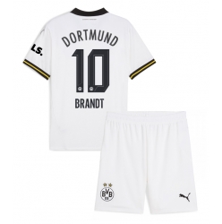 Fotbollsset Barn Borussia Dortmund Julian Brandt #10 Tredje Tröja 2024-25 Mini-Kit Kortärmad (+ korta byxor)