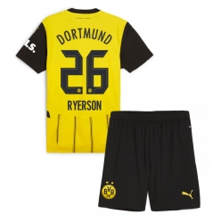 Fotbollsset Barn Borussia Dortmund Julian Ryerson #26 Hemmatröja 2024-25 Mini-Kit Kortärmad (+ korta byxor)