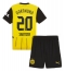 Fotbollsset Barn Borussia Dortmund Marcel Sabitzer #20 Hemmatröja 2024-25 Mini-Kit Kortärmad (+ korta byxor)