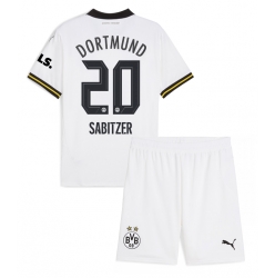 Fotbollsset Barn Borussia Dortmund Marcel Sabitzer #20 Tredje Tröja 2024-25 Mini-Kit Kortärmad (+ korta byxor)