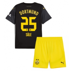 Fotbollsset Barn Borussia Dortmund Niklas Sule #25 Bortatröja 2024-25 Mini-Kit Kortärmad (+ korta byxor)