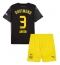 Fotbollsset Barn Borussia Dortmund Waldemar Anton #3 Bortatröja 2024-25 Mini-Kit Kortärmad (+ korta byxor)